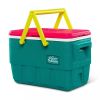 Retro Picnic Basket 25qt Cooler - Dark Jade