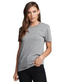 Unisex CVC Crewneck T-Shirt - WHITE - 5XL (Color: DARK HTHR GRAY)