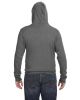 Adult Triblend Pullover Fleece Hooded Sweatshirt - BLACK TRIBLEND - XS