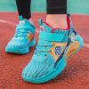 Retro Sport Kids Sneakers Boys Basketball Shoes for Children Sneakers Girls Shoes Basket Footwear Leather Non-slip Trainers 2022